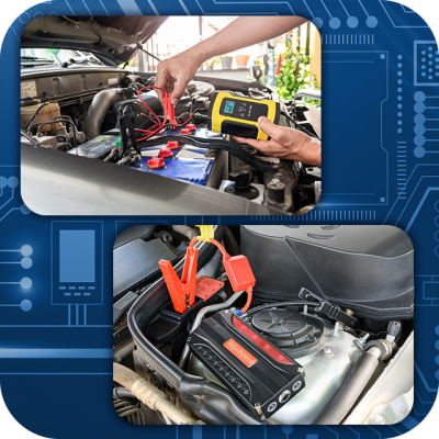 Cargadores de baterías uso automotriz